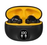 Wireless Bluetooth earbuds mic in ear headphones with led display