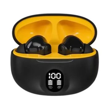 Wireless Bluetooth earbuds mic in ear headphones with led display