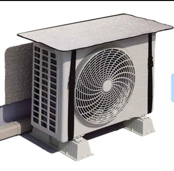 Ac Outdoor Unit Protector Heat Insulation Sunlight Shade Protector From Dust With Adjustable Buckle Rain Cover Air Conditioner