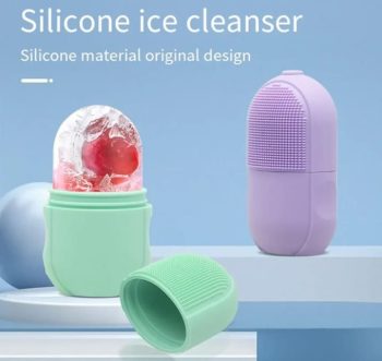 Ice Roller Facial Massage | Silicone Cleansing Ice Lattice | Ice Cube Roller With Scrub – Random Color